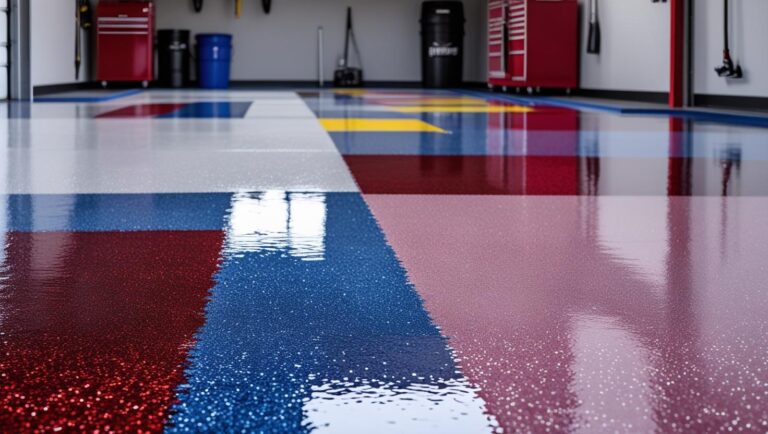 garage floor coatings customization options