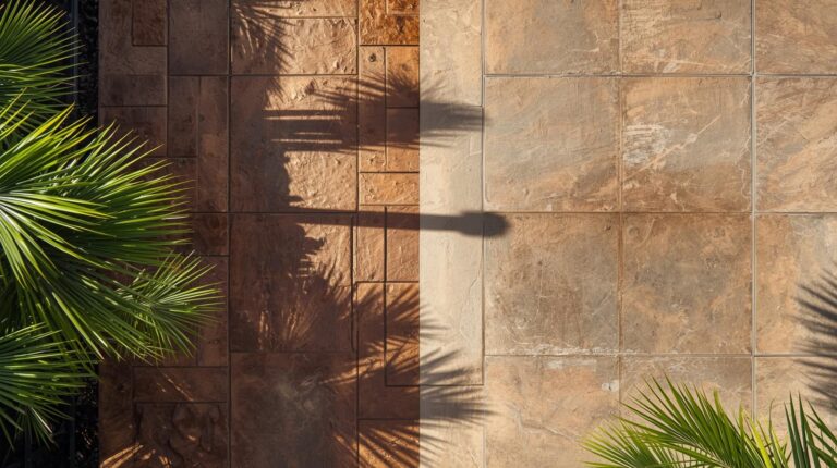 patio coatings vs staining in Fort Myers, FL